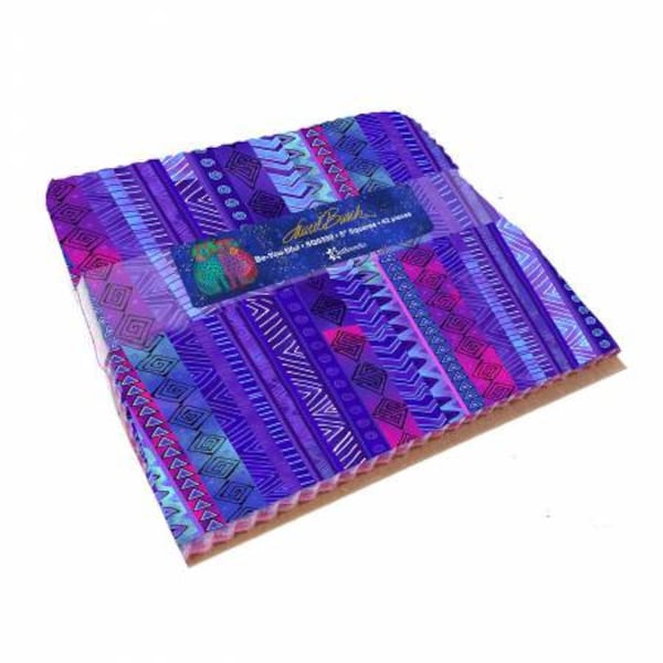 Laurel Burch Basics Be-You-Tiful 5in Fabric Squares - SQ0399