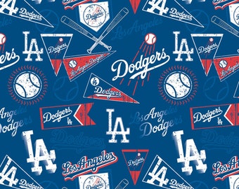 MLB Los Angeles Dodgers fabric - 14418-B