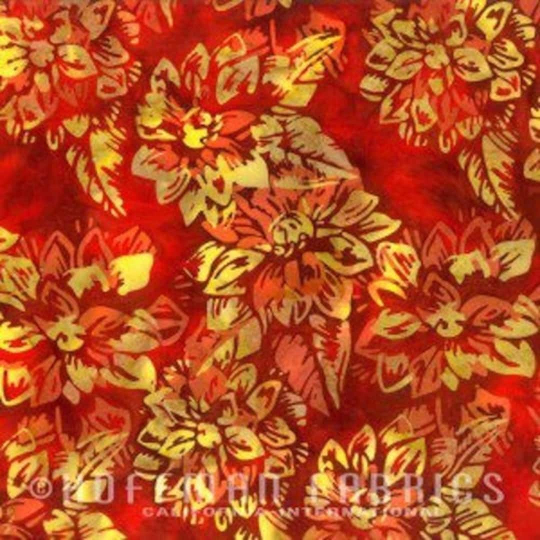 Bali Batik Dahlia Iris main image 1