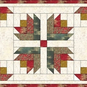 Christmas Cactus Placemats Pattern - DIGITAL DOWNLOAD - quilt pattern christmas placemat, quilted placemats, placemat quilt patterns