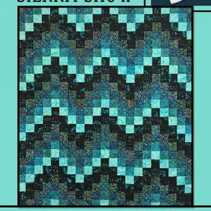 Sierra Snow Villa Rosa Postcard Bargello Quilt Pattern - VRC160, carta
