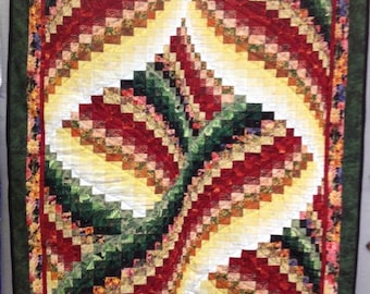 Ribbon Bargello Quilt Pattern - SQP-203 - digital, printable download, wavy bargello pattern download