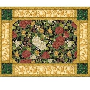 Accent Placemat Pattern - DIGITAL DOWNLOAD - AP-6PD, quilt pattern christmas placemat