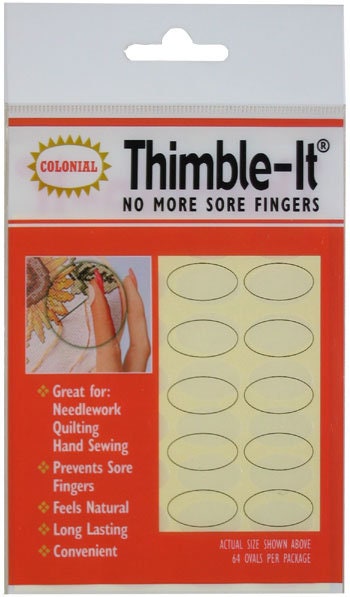 Self Stick Thimble Pads for Hand Stitching. Sewing and Quilting -   Israel