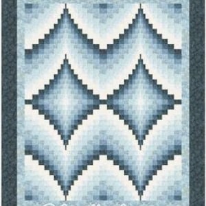 Queen Double Diamonds Bargello Quilt Pattern - CJC-53261