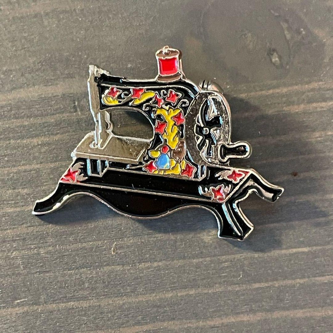 Vintage Lapel Pin Sewing Machine Clotilde #3 Toy 1910 - Etsy