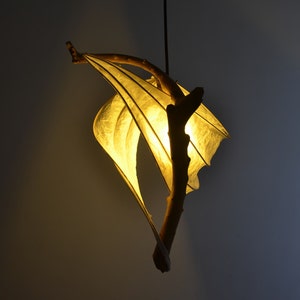 Volance Evis Flying Duck Sculpture Light Driftwood Lamp image 2