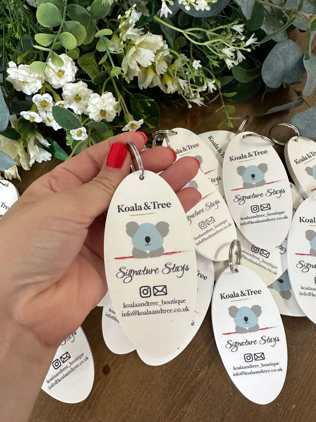 Logo Keyrings | Branded Keyrings | Cabin Keyring | Hotel Keyring | Room ...
