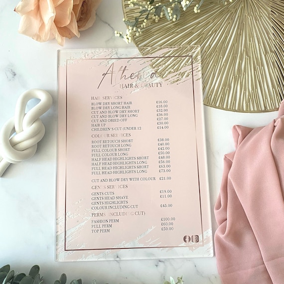 UK PREMIUM Acrylic Price List Beauty Salon Hair Salon - Etsy Australia UK PREMIUM Acrylic Price List Beauty Salon Hair Salon - Etsy Australia