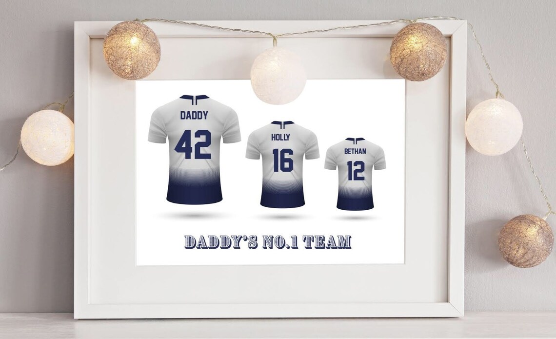 Personalised Football Gift Father's Day Birthday Gift Etsy