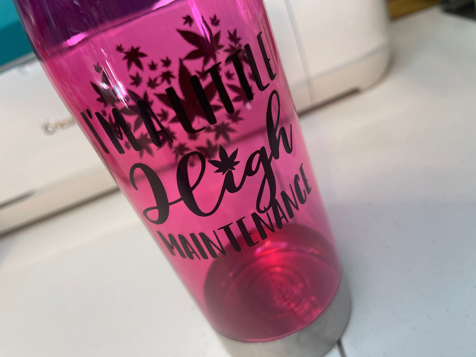 High Maintenance/weed/marijuana/mary Jane/water Bottle/legal Etsy