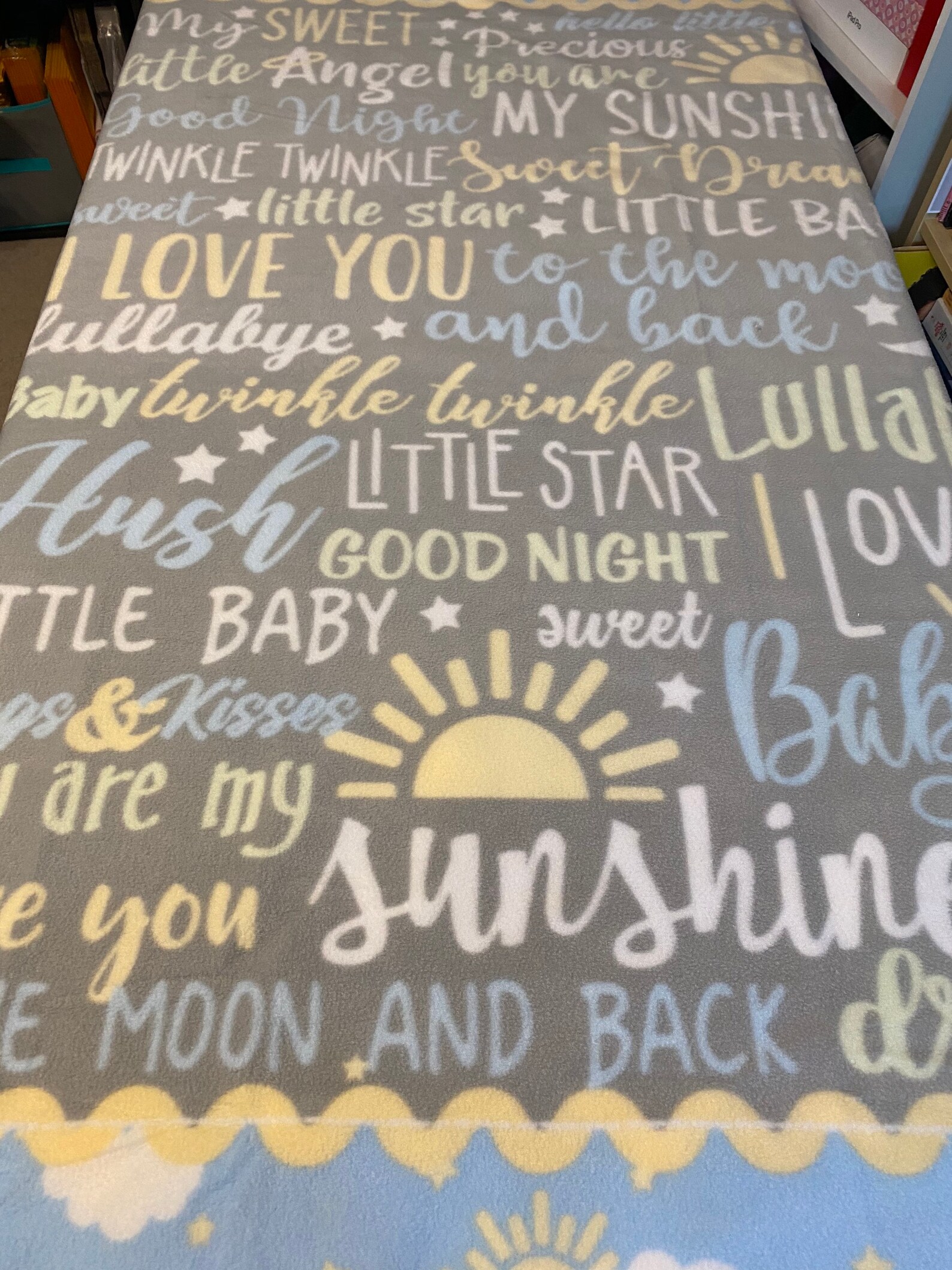 Baby Fleece Blanket/Nursery Rhymes/Baby Throw Blanket/Nursery Etsy