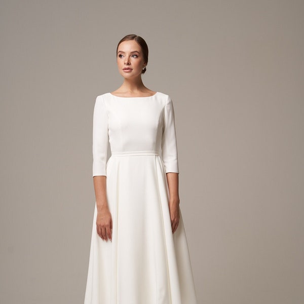 Modest Wedding Dress - Etsy