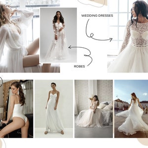 Crepe Wedding Dress, Backless Wedding Dress, Elegant Bridal Dress, Long Sleeves Bridal Gown, Garden Wedding Outfit, Mermaid White Gown image 9