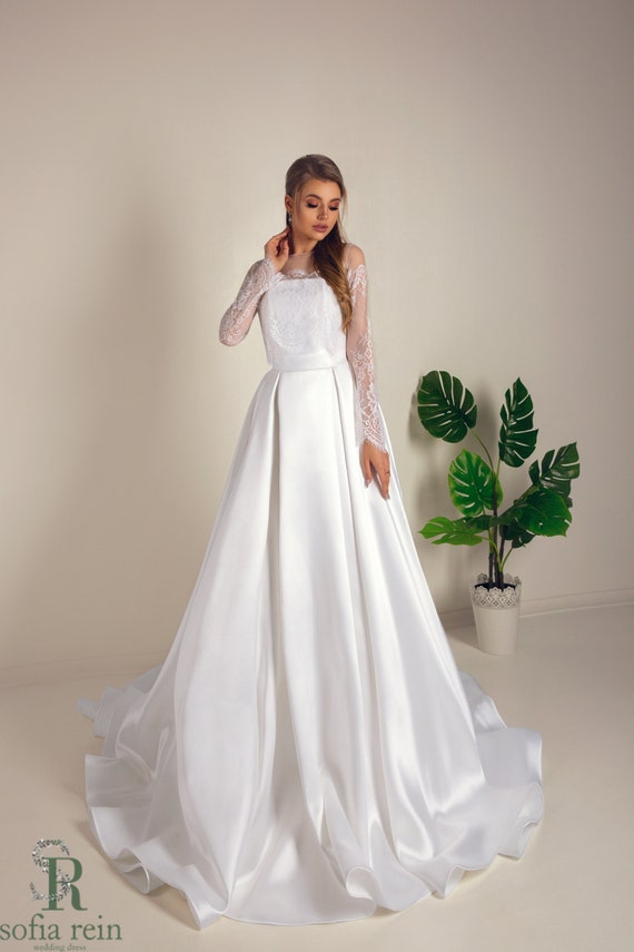 mikado wedding dress