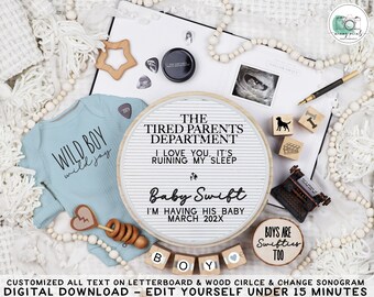 Funny Boy Taylor Pregnancy Announcement: TTPD Baby Reveal (Digital)
