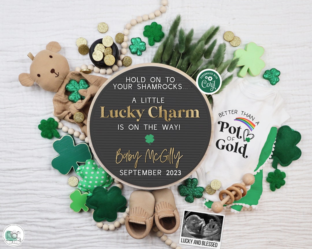 st paddys day announcement template