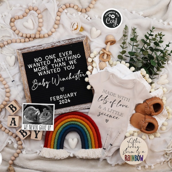 Rainbow Baby Etsy