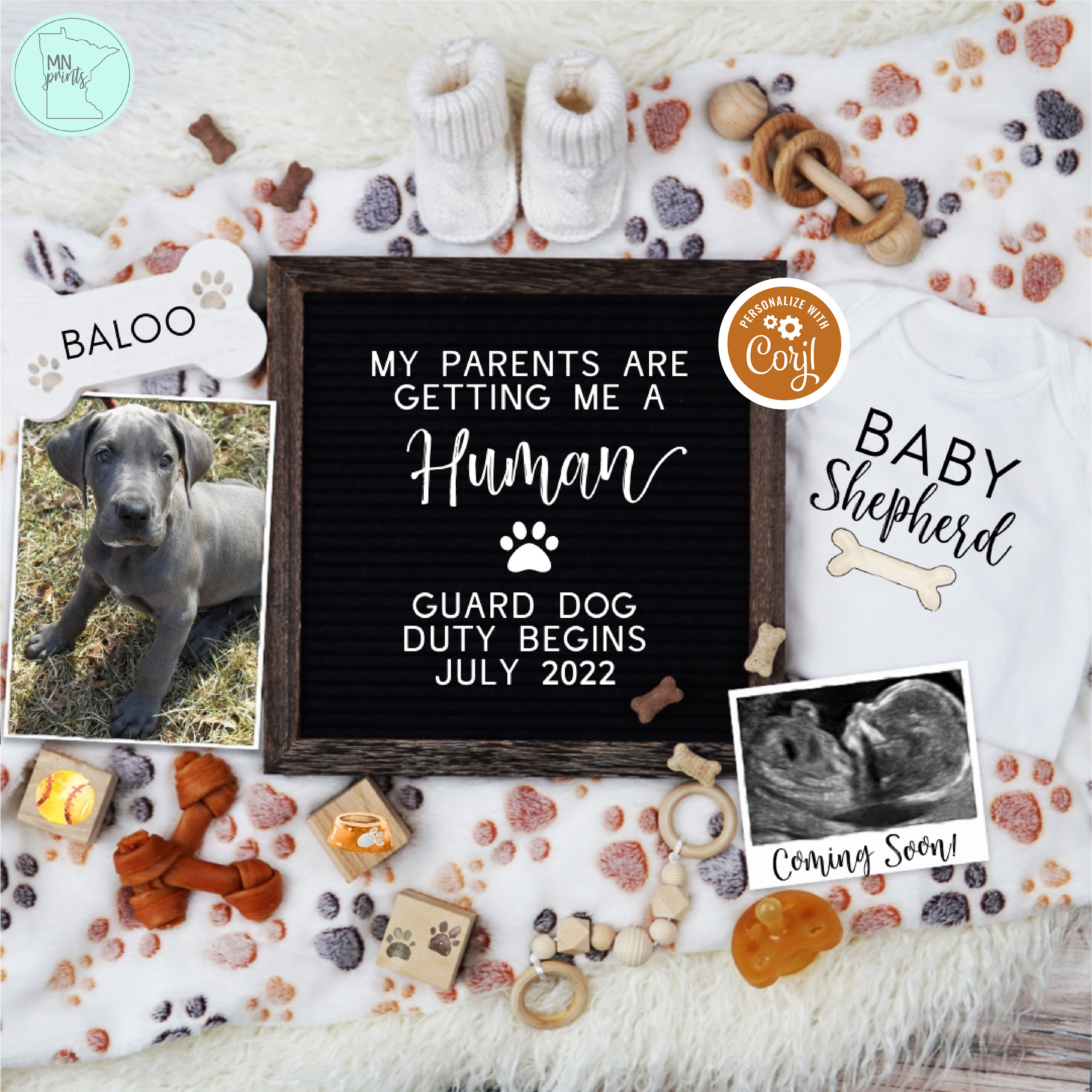 Puppy announcements cheap