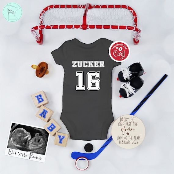 Hockey Pregnancy Announcement Digital for Social Media, Father's Day