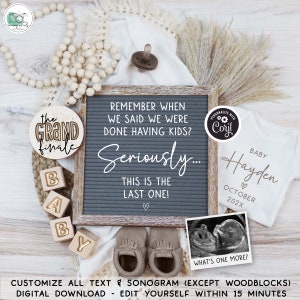 Roligt graviditetsmeddelande: Grand Final Baby Reveal (digital nedladdning)
