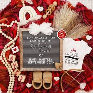 Valentine's Day Rainbow Baby Announcement: Christian VDay Pregnancy Reveal (Digital) image 2