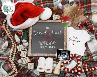 Christmas Pregnancy Announcement: Grand Finale Baby Reveal (Digital)