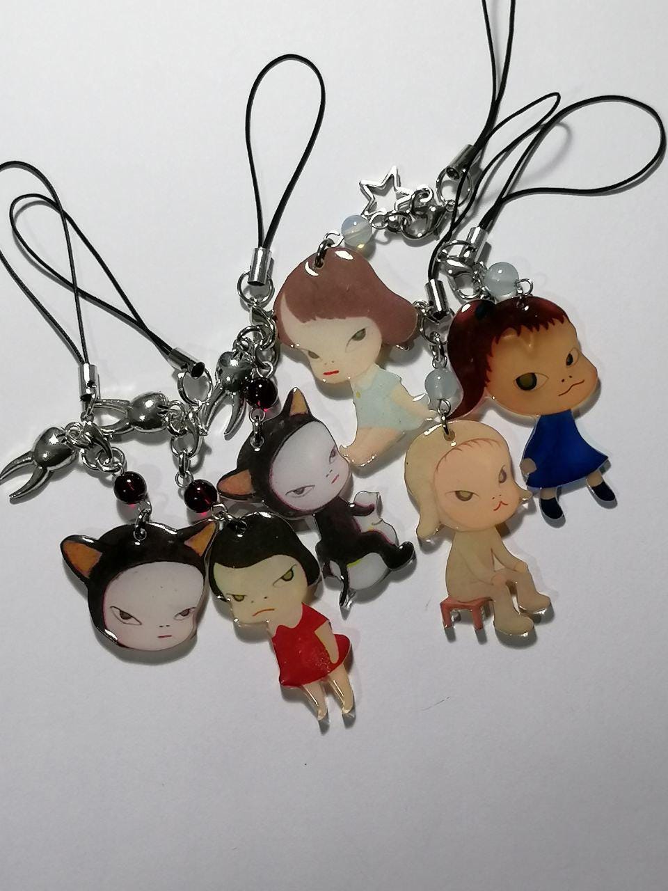 Yoshitomo Nara キーホルダー　奈良美智　2個 Yoshitomo nara keychain - Etsy 日本