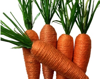 Easter Decor Fillers Cottage Decor Tiered Tray Decor Fabric Easter Carrots Spring Decor Basket Filler Farmhouse Set of 3 Carrots