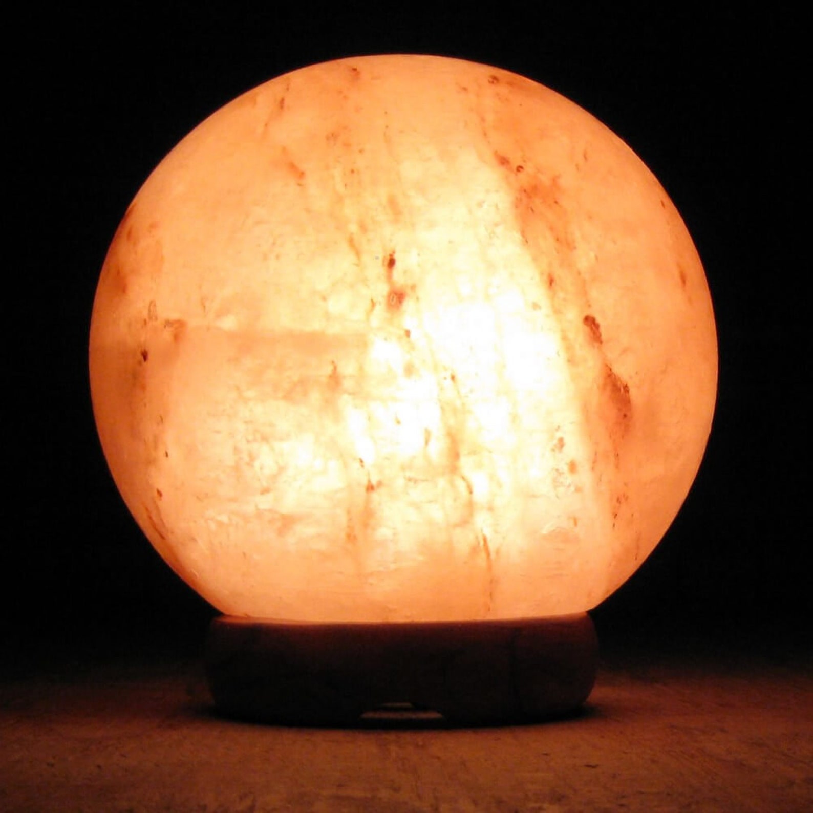 Globe/sphere Himalayan Salt Lamp for Healing 68lbs. Made Etsy