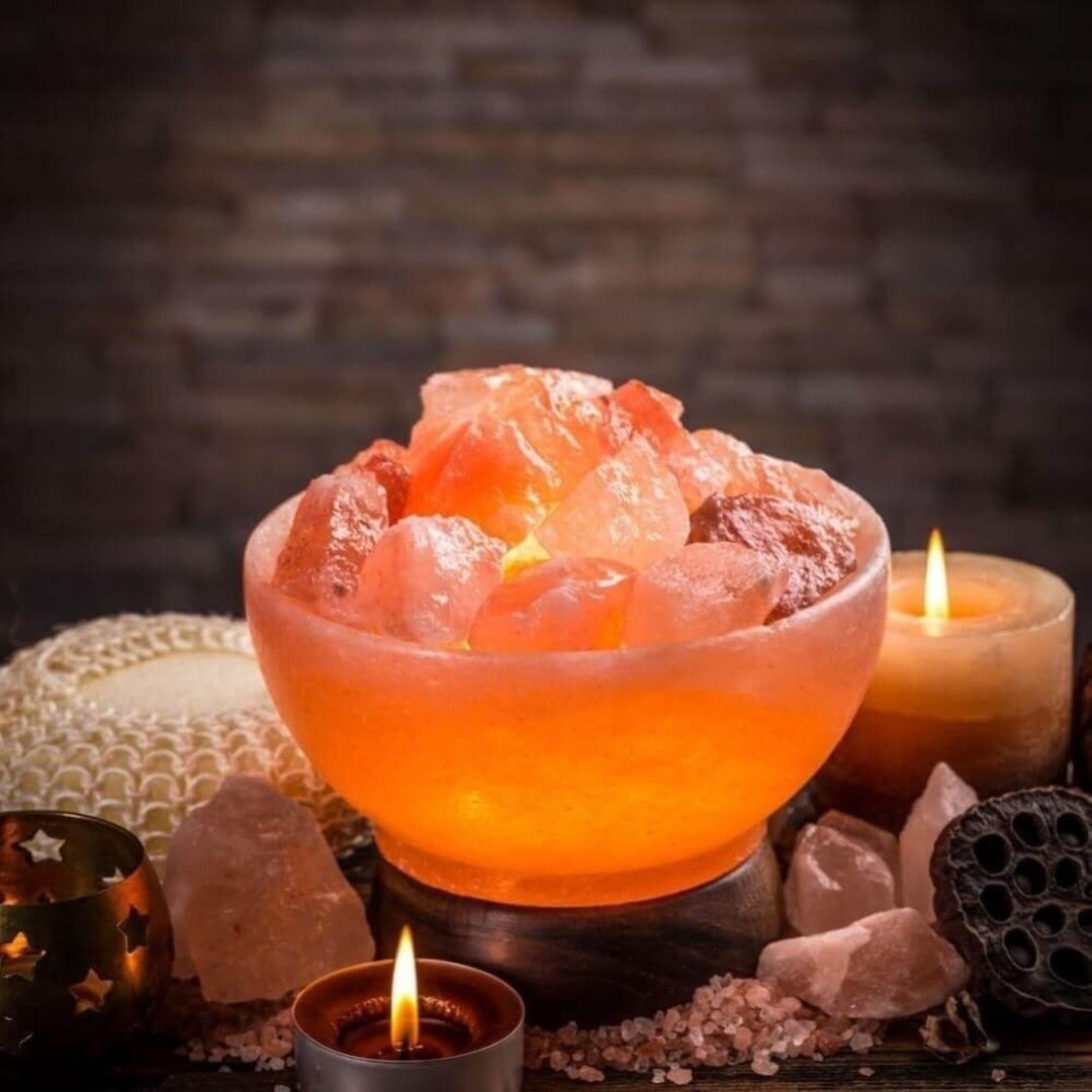 Fire Bowl Himalayan Salt Lamp 100 Real Himalayan Pink Salt Salt Rock