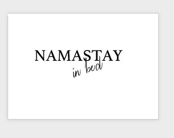 A4 Namastay in bed