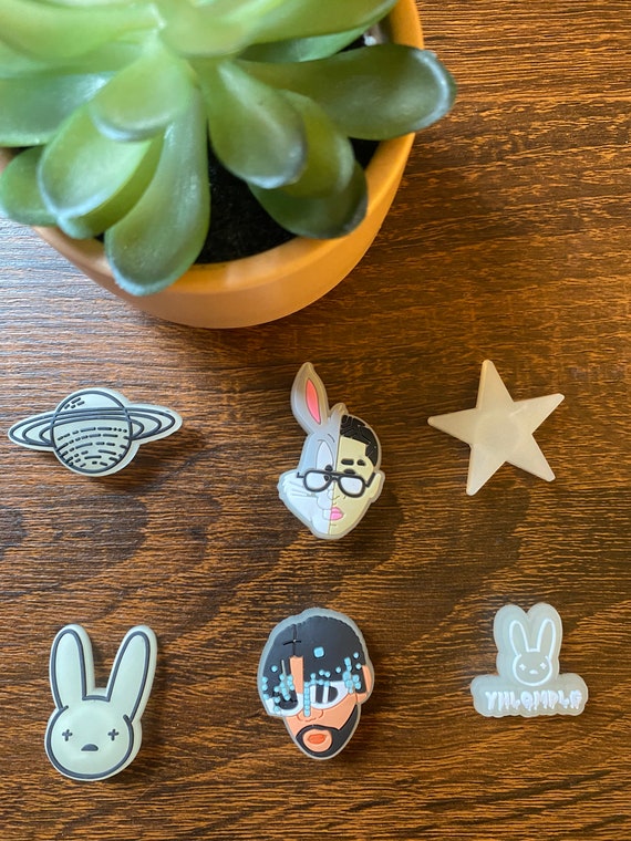 etsy bad bunny croc charms