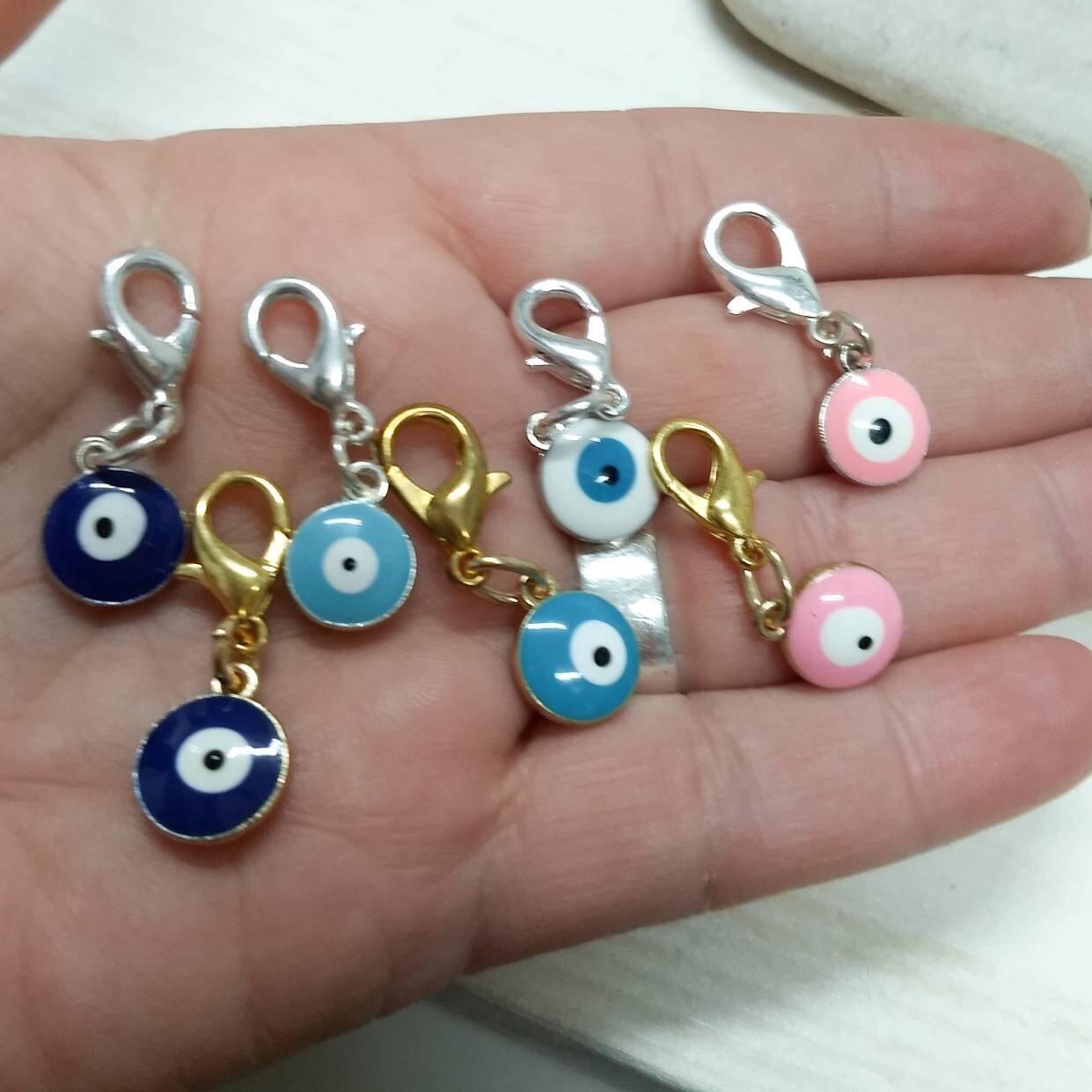Evil eye dog collar charm evil eye charm for pets just Etsy 日本