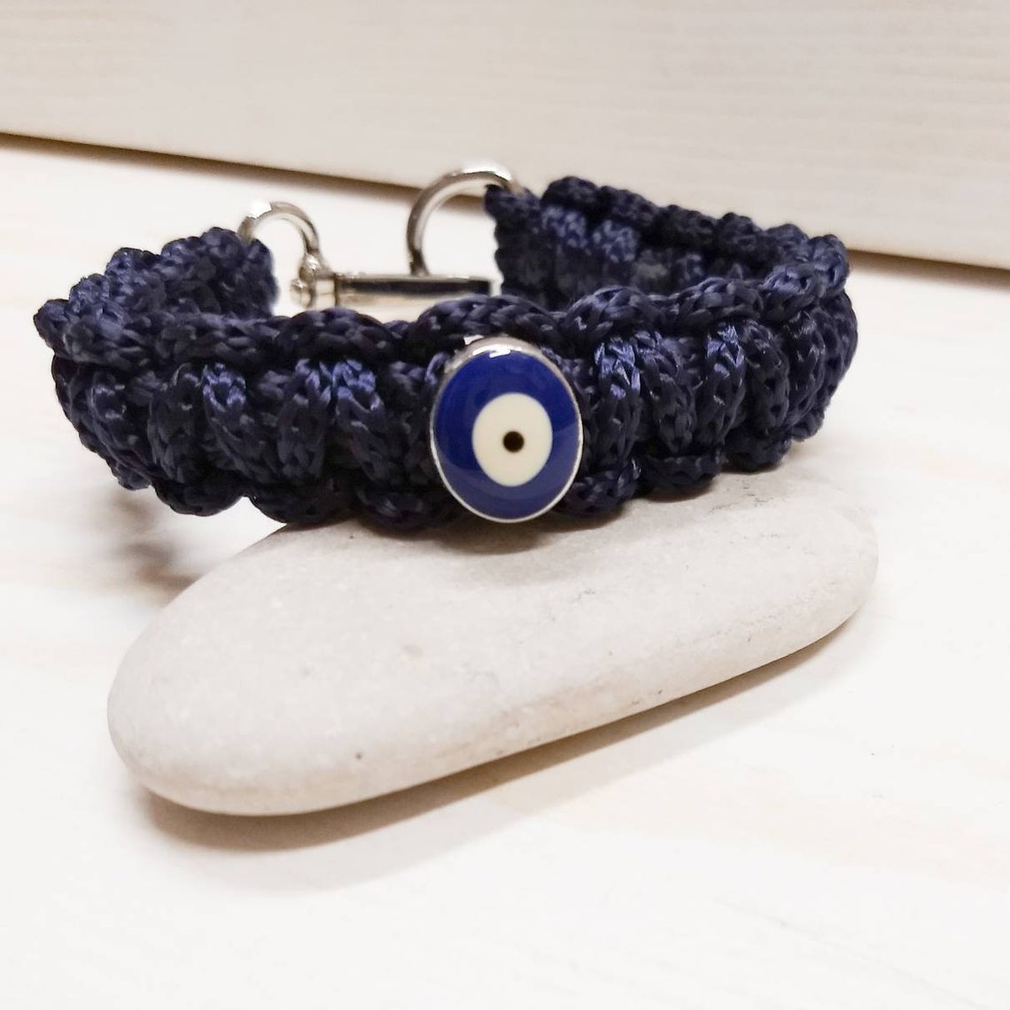 Cat Collar Evil Eye Dog Collar Macrame Christmas Gift for Dog Etsy