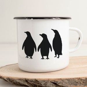 Niedliche Pinguin Glas Tasse, Trinkglas, Wohnkultur, Wasser Tasse, Wein, Pinguin  Tasse, winzige Pinguin Tasse, Vogel Tasse, handgemachte Glaswaren,  Tischdekor, -  Schweiz