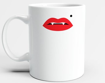 Vampire Teeth - Vampire Fangs - 11 oz and 15 oz Coffee Mug