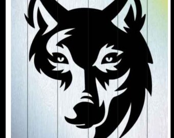 Wolf wall decoration