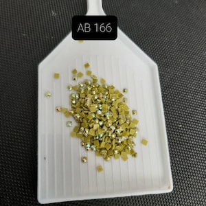 Strass AB (aurora borealis) dmc 166,. Rhinestones for diamond painting, diamond painting. SQUARE
