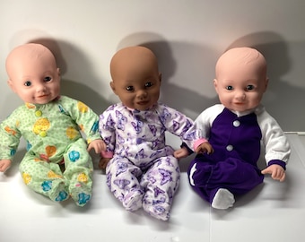 Baby doll sleeper for 14-15 inch dolls.  Sleeper for soft bodied dolls such as Bitty Baby. Current models are You and Me dolls.