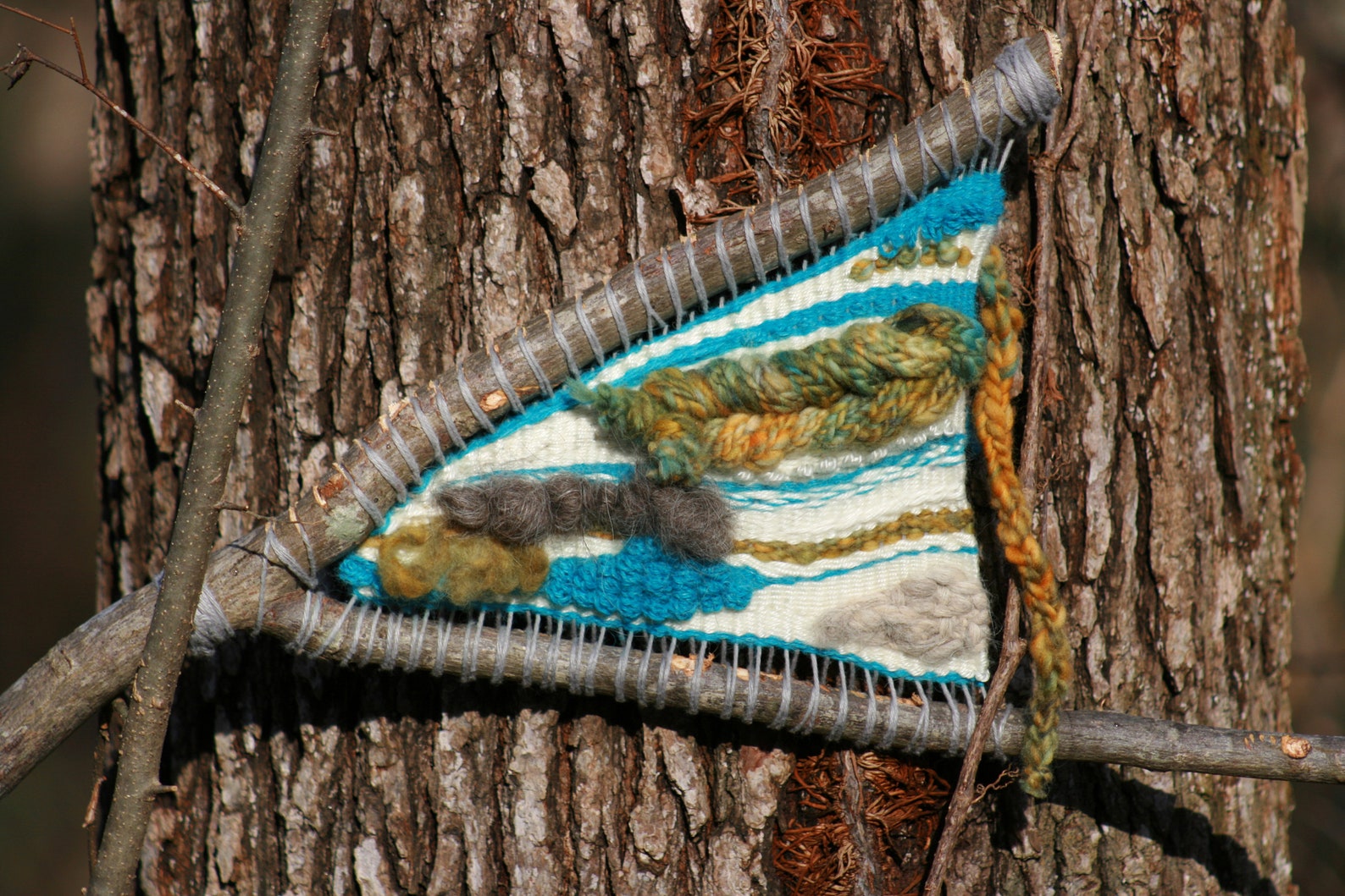 Woven Wall Art Branch Weaving Nature Weaving Tapestry Etsy