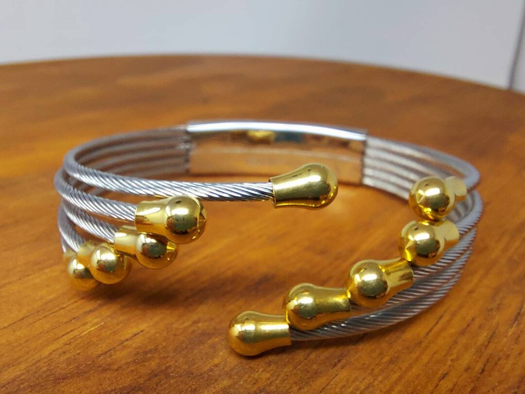 Stainless Steel Cable Bracelet Etsy