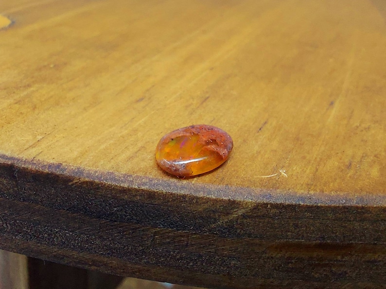 Mexican fire opal cabochon for jewelry making or home decoration meditation stone fire opal cabochon fire opal matrix BT62