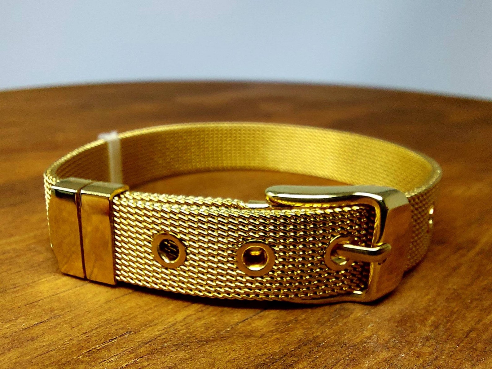 Stainless Steel Mesh Bracelet Etsy