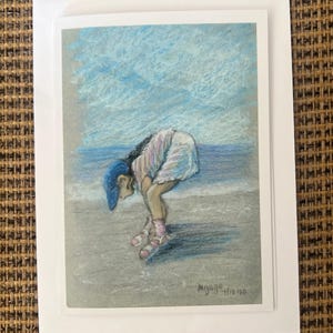 水彩画、色鉛筆、アクリル絵の具、パステルで印刷された空白のノートカード