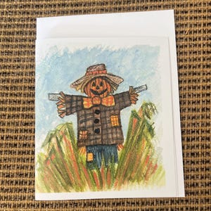 Blanco notitiekaarten bedrukt met aquarelkunst, kleurpotlood, acrylverf, pastelkleuren