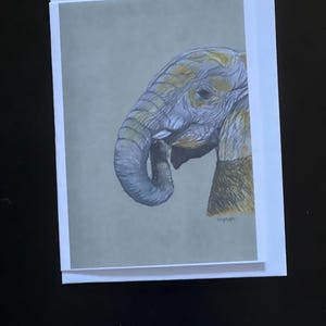 Blanco notitiekaarten bedrukt met aquarelkunst, kleurpotlood, acrylverf, pastelkleuren
