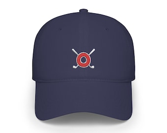 Phish Donut White Golf Club Hat | Low Profile Cotton Baseball Cap
