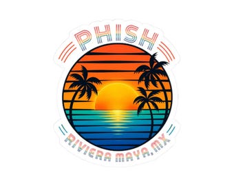 Pegatina de Phish Riviera Maya México