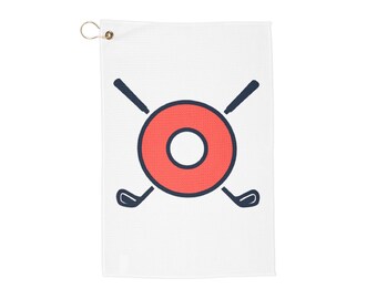 Toalla de golf con clip y diseño de donut de Phish – Equipamiento de golf inspirado en la banda de jam session